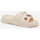 Boto Foam Slides With Clips Ecru Redienna | shoptok.hr
