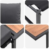  Vanjsko čelično sjedenje 2 pcs Antracit Čelik | shoptok.hr