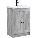 vidaXL Komplet pohištva za kopalnico Siva Sonoma 78,5 x 37,5 x 81 cm, (5000245915) | Shoptok.si