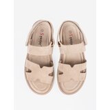 SEASTAR Beige platform sandals with cutouts | shoptok.hr