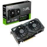 Asus grafična kartica dual rtx 4060 ti oc 8Gb ssd Gddr6, (21215387) Cene