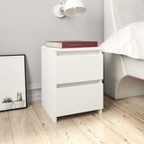  Noćni ormarići 2 kom bijeli 30 x 30 x 40 cm konstruirano drvo | shoptok.hr