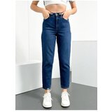 Dewberry 74092 Hlt Mom Jeans High Waist Women Jeans-DARK BLUE | Shoptok.si