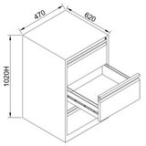 Hanah home ormarić za skladištenje Js1021 light grei Js1021 | ePonuda.com