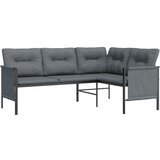  Kutna vrtna sofa antracit od čelika i tekstilena | shoptok.hr