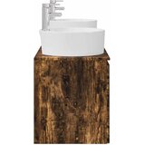  Set ormarića za kupaonicu 3 kom. Dimljeni hrast Smeđa 49,5 x 44,5 x 65 cm | Shoptok.si