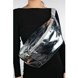 LuviShoes VENTA Women's Silver Large Waist Bag
