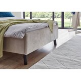 Meise Möbel Bež oblazinjena zakonska postelja z letvenim dnom 140x200 cm Piano – | Shoptok.si