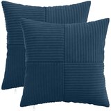  Presvlaka za jastuk 2 pcs ALMELO Mornarsko plava 50 x 50 cm Slike