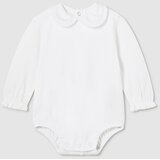Mayoral bodi z dolgimi rokavi collar white Cene