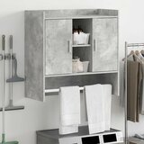  Polica na zidu Zidna montaža Betonska siva 80 x 36 x 80 cm | Eponuda.com