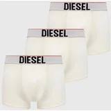 Diesel Boksarice 3-pack moški, bela barva