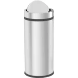 Koš za smeće sa rotirajućim poklopcem, 11 lit., INOX - ZLN4582