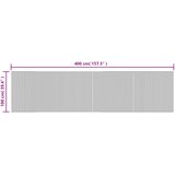  Tepih pravokutni svijetli prirodni 100 x 400 cm od bambusa | shoptok.hr