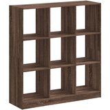 Maison Chic Knjižna omara - Knjižni regal rjavi hrast 102x32x108 cm inženirski les, (21725432) Cene