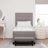 Box spring krevet Sivo-smeđa 90 x 200 cm tkanina | shoptok.hr