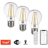  Immax NEO 07806CDO - KOMPLET 3x LED CCT prigušiva sijalica E27/3W/230V Wi-Fi + daljinski upravljač Cene