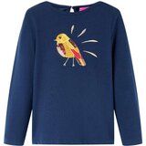  Dječja majica dugih rukava tamnoplava 104 | shoptok.hr