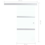  Klizna vrata od stakla ESG i aluminija 76 x 205 cm | shoptok.hr