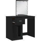  Toaletni stolić s LED svjetlima crni 90 x 42 x 132,5 cm | shoptok.hr
