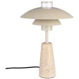Bež LED zatemnitvena namizna svetilka (višina 37 cm) Cole –