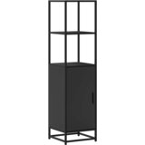Maison Chic Visoka omara - Komoda - Predalnik črna 35,5x35x139 cm inženirski les in kovina, (21719649) Cene
