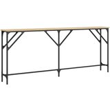 Maison Chic konzolna miza - miza ob steni sonoma hrast 180x23x75 cm inženirski les, (21785983) Cene