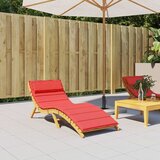  Jastuk za ležaljku crveni 180x60x4 cm od tkanine Oxford | shoptok.hr
