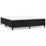 The Living Store Box spring postelja z vzmetnico črna 180x200 cm žamet - Box Spring Postelja, (21488703) | Shoptok.si