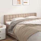  Uzglavlje s ušima boja cappuccina 183x16x78/88 cm umjetna koža | shoptok.hr
