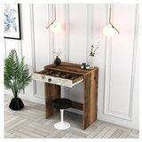 Hanah home sto za šminkanje lizbon walnut white marble