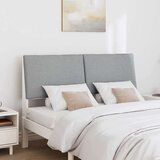  Tapecirani uzglavlje Svijetlo siva 140 cm Čvrsto borovo drvo | shoptok.hr