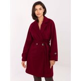RUE PARIS Coat-IT-EN-A9589.58-burgundy | Shoptok.si