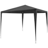  Šotor za zabave 3x3 m PE antracit | Shoptok.si