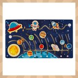 Kruzzel drvena Montessori slagalica Sunčev sustav, labirint s planetima | shoptok.hr