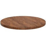  Gornji dio stola Svijetlosmeđa Ø 90 x 4 cm Čvrsto Hrastovo Drvo | shoptok.hr