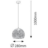 Rabalux visilica E27 1x40W manorca 1916761 | Eponuda.com