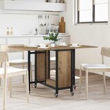  Sklopivi blagovaonski stol s kotačićima 130 x 80 x 76,5 cm | shoptok.hr