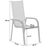 Gardenson Vrtni Stol Trivero, Rjava, Grafit | Shoptok.si