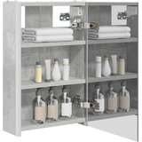  Kopalniška ogledalna omara Betonsko siva 33 x 11,5 x 50 cm, (5000233144) | Shoptok.si