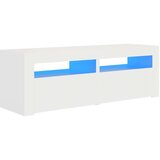 TV omarica z LED lučkami bela 120x35x40 cm, (20622457) | Shoptok.si