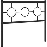  Kovinsko posteljno vzglavje črno 100 cm, (21142643) | Shoptok.si