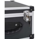 vidaXL Kutija za 40 CD-ova aluminijska ABS crna | shoptok.hr