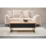 MID.YOU KLUBSKA MIZA, naravne barve, črna | Shoptok.si
