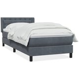 Maison Chic Box spring postelja - Vzmetna postelja z vzmetnico Temno siva 90x220 cm Velvet SL18980, (21894203) Cene