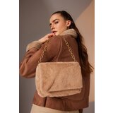 Defacto Women's Plush Chain Shoulder Bag | ePonuda.com