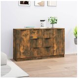  Komode 2 kom boja dimljenog hrasta 60x30x70cm konstruirano drvo | shoptok.hr