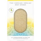 The Konjac Sponge Company mandala konjac gobica za telo yellow clay | Shoptok.si