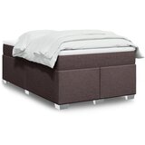 Maison Chic Box spring postelja - Vzmetna postelja z vzmetnico temno rjav 120x200 cm blago SL17965, (21894653) | Shoptok.si