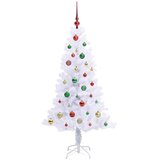  Umjetno božićno drvce s stalakom Bijelo 150 cm PVC i čelik | shoptok.hr